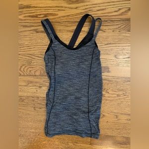 LULULEMON Tank Top with built in sports bra, Size 2